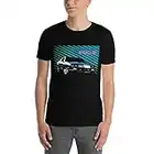 JG Infinite 1985-1990 Camaro Z28 IROC-Z Miami Nights Short-Sleeve Unisex T-Shirt Black