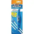 BIC White-Out Exact Liner Correction Tape Pen, Non-Refillable, 1/5 Inch x 236 Inches (WOELP11)