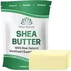 Unrefined African Shea Butter 1 lb, Pure, Raw, Grade A, Great Skin Moisturizer, Perfect for Body, Face, Hair And DIY Lip Balm, Whipped lotion, Body Butter, Cream, 16oz Block