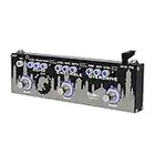 Vivlex Multi Effect Pedal with Echo + Ensemble/Chorus + Overdrive 3 Effects Mode in 1 Unit for Electric Guitar Bass DAP-2