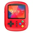 Budstfee Handheld-Spielekonsole, Mini-Videospielkonsole Handheld Retro Games Player mit integrierten 620 Spielen EIN Spieler Red