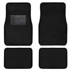 Motor Trend Premium Inter-Lock Backing Carpet Car Floor Mats - Front & Rear, Thick & Durable Auto Protection, Fits Most Cars Truck SUV Coupe Sedan