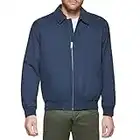 Dockers Men's Micro Twill Golf Bomber Jacket, Navy, Medium