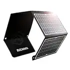 ELECAENTA 30W ETFE Foldable Solar Charger 3 USB Ports PD18W QC3.0 Type-C Zipper Protection Portable Solar Panel Kit Waterproof for Cell Phone Smartphone Tablet Powerbank Camera Outdoor Camping Travel