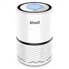 LEVOIT H13 HEPA Luftreiniger für Allergiker, Luftfilter gegen 99,97% von Schimmel Staub Rauch Pollen für Raucherzimmer Küche, Air Purifier mit Nachtlicht, 3 Lüfterstufen 25dB leiser Betrieb, Ozonfrei