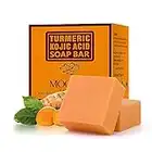 Kojic Acid Soap, Turmeric Soap for Face and Body, Kojic Acid Soap Skin Brightening, Hand Soap Bar, Face Wash, Turmeric Soap for Acne Dark Spots, Smooth Skin- 200g/7OZ