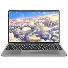 Aocwei PC Portatile Windows 10 Notebook 14" 6+64 GB ROM 1080 FHD 2.4G+5G WiFi Celeron N4020 upto 2.8 GHz Supporta l'espansione SSD 1TB 4.2 USB HDMI Tastiera italiana membrana mouse senza fili-Grigio