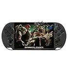 Handheld Game Consoles Double Rocker 8GB 5.1 Inch Screen 3000+ Classic Game, Support Video & Music Playing, Built-in 3 Million megapixel Camera,Birthday and New Year’s Best Gift for Kids (Black)