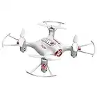 Cheerwing Syma X20 Mini Drone for Kids and Beginners RC Nano Quadcopter with Auto Hovering 3D Flip(White)