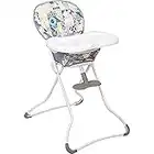 Graco 3T999PTWEU Snack N'stow Compact Léger avec Chaise Haute Pliante, Patchwork