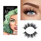 Melody Lashes faux cils naturel Naomi Jon Lashes ultra fluffy de qualité supérieure Idéal pour toutes les formes d'yeux ruban de coton doux 15x réutilisable Doux Confortable Cils vegan make up (Chaos)