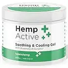 Hemp Gel for Pain Relief by Honest Hemp - Hemp Muscle & Joint Cream - 300ml Active Relief Gel with Hemp Oil Helps Soothe Shoulders, Knees, Back & Feet (300ml)