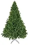 Luxury 5ft 6ft 7ft 8ft 9ft 10ft 12ft Green Artificial Christmas Trees -Bushy High Tip Count Xmas Trees (7ft / 210cm)