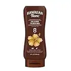 Hawaiian Tropic Island Tanning Reef Friendly Lotion Sunscreen with Cocoa Butter, SPF 8, Coconut, 8 Fl Oz