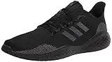 adidas Men's Fluidflow 2.0 Trail Running Shoe, Black/Grey/Black, 11