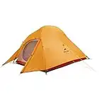 Naturehike Cloud-Up Ultralight Backpacking Camping Tent 1 and 2 Person with Footprint -210T Polyester Coated Backpack Dome Tents 3 Season All Weather Free Standing Lightweight Tent