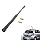 Antenna radio universale, flessibile, anti rumore, per radio AM FM, da 22,9 cm, con viti M5 M6, per lo decorazione auto