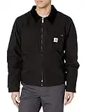Carhartt Men's Duck Detroit Jacket (Regular and Big & Tall Sizes), Black, X-Large