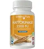 Simply Pure Nattokinase Capsules x 90, 500mg, 100% Natural, Gluten Free, GM Free and Vegan.