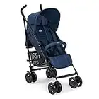 Chicco London Up Leichter Zusammenklappbarer Kinderwagen von 0 Monaten bis 15 kg, Verstellbarer und Kompakter Kinderbuggy mit Frontbügel, Schlafposition, Regenschirmverschluss