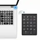 Podazz Bluetooth Number Pad, Wireless Numeric Keypad Number Pad for Laptop 22 Keys Multi-Function External Keyboard Extension for Laptop, Tablet, Notebook, PC, iMac, Android, IOS