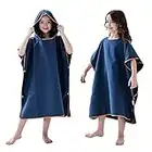 YINHANG Kinder Handtuch mit Kapuzen, Microfaser Poncho Handtuch Surfen Schwimmen Badetuch schnell trocknend Strand Handtuch für Jungen und Mädchen