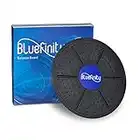 Bluefinity Balance Board, Fino a 100 kg, D: 36 cm, Nodi Antiscivolo, Allenamento Equilibrio, Tavola Propriocettiva, Nera