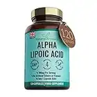 120 Alpha Lipoic Acid (ALA) 100mg Capsules - (4 Months Supply) Food Supplement Nervous System Support - UK Manufactured