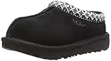 UGG girls Tasman Ii Slipper, Black, 6 Little Kid US