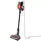 Shark Rocket Ultra-Light Corded Bagless Vacuum for Carpet and Hard Floor Cleaning with Swivel Steering (HV301), Gray/Orange