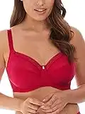 Fantasie Womens Fusion Underwire Full Cup Side Support Bra, Red, 32FF