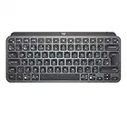 Logitech MX Keys Mini Minimalist Wireless Illuminated Keyboard, Compact, Bluetooth, Backlit, USB-C, Compatible with Apple macOS, iOS, Windows, Linux, Android, Metal Build - Graphite