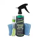 Diamond Shine System Interior Car Cleaner with Mini Detailer Brush and Microfibre Cloth - Car Multi-Surface Cleaner and Car Dashboard Cleaner - Interior Car Cleaning Kit for Upholstery and Dash