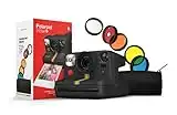 Polaroid Now+ Black (9061) - Bluetooth Connected I-Type Instant Film Camera with Bonus Lens Filter Set