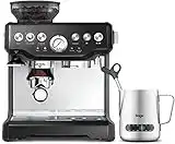 Sage the Barista Express Espresso Machine, Bean to Cup Coffee Machine with Milk Frother, BES875BKS - Black Sesame