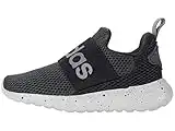 adidas Lite Racer Adapt 4.0 Running Shoes, Grey/Grey/Black, 5 US Unisex Big Kid