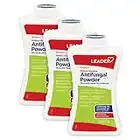 Leader Miconazole Antifungal Powder, Moisture Absorbing, Talc-Free, 2.5 oz, Compare to Zeasorb, Pack of 3