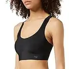 sloggi ZERO Feel Racerback Top EX, Sujetador, Mujer, Negro (Black), L