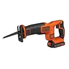 BLACK+DECKER 20V MAX* Cordless Reciprocating Saw Kit (BDCR20C)