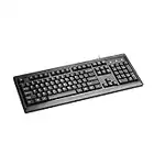 Kensington ValuKeyboard Tastiera Cablata USB per PC, Laptop, Desktop, Computer, Notebook, Compatibile con Dell, Acer, HP, Samsung e Altri, con Layout QWERTY, Nero (1500109)