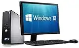 Dell - Complete set of 21.5in Monitor and Dell 780 Dual Core 4GB 1000GB WiFi Windows 10 64-Bit Desktop PC Computer (Renewed)