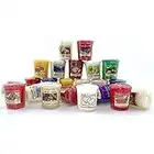 12 Official Yankee Candle Mini Votive Samplers Assorted Winter Festive Fragrances