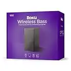 Roku Wireless Bass | Slim Subwoofer Streambar, Streambar Pro Wireless Speakers,Black