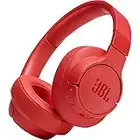 JBL Tune 700BT - wireless, over-ear bluetooth headphones with streaming and voice assistant, up to 27 hours of music playback, in coral