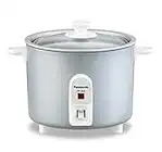 Panasonic Rice Cooker, Steamer & Multi-Cooker, 3-Cups (Cooked), 1.5-Cups (Uncooked), SR-3NAL – Silver