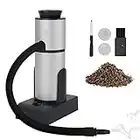 BORUIT Cocktail Smoker Gun - Old Fashioned Drinks Kitchen Adjustable Smoke Infuser Double Wood Sawdust Spice Smoking Set for Indoor Cheese Whiskey Wine Cocktails BBQ Meat Smoker Gift (Deluxe Edition)