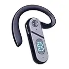 COOFINE Auricular Individual Gancho Auricular Bluetooth Auricular inalámbrico con micrófono Auricular Impermeable Manos Libres Teléfono Celular Auricular