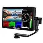 FEELWORLD F6 Plus V2 6 inch DSLR Camera Field Touch Screen Monitor with HDR 3D Lut Small Full HD 1920x1080 IPS Video Peaking Focus Assist 4K HDMI 8.4V DC Input Output Include Tilt Arm