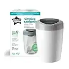 Tommee Tippee Simplee Sangenic Nappy Disposal Bin, Grey