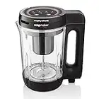 Morphy Richards 501050 Clarity Soup Maker Clear Like Glass, 4 programs, Black/Clear